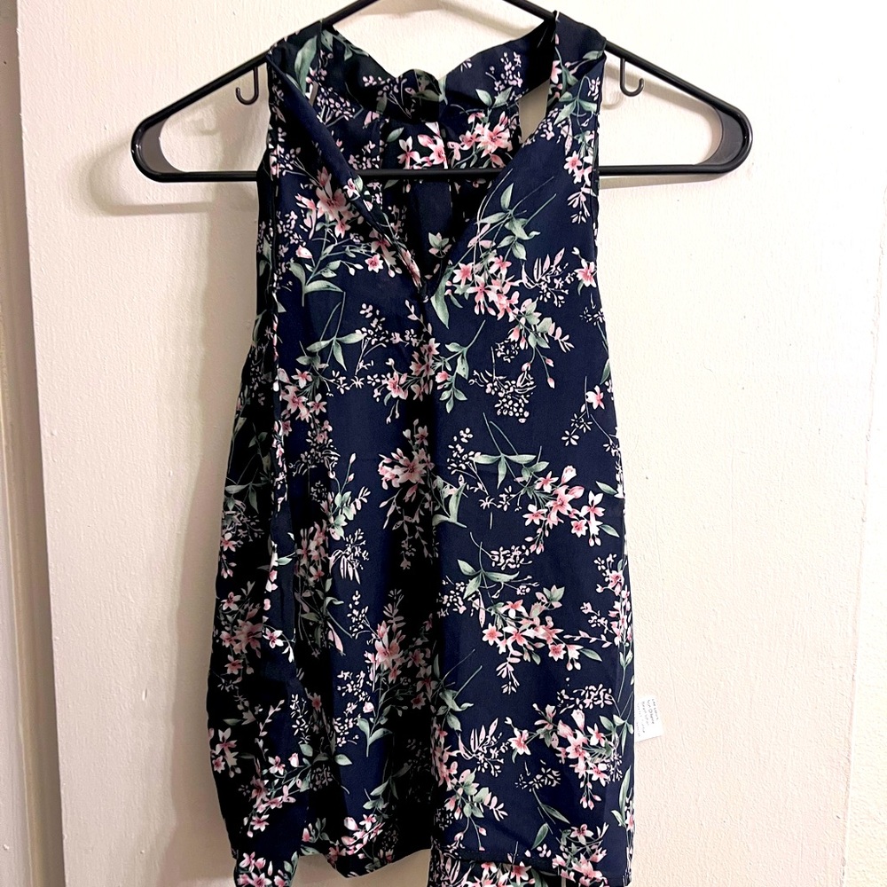 Floral tank top